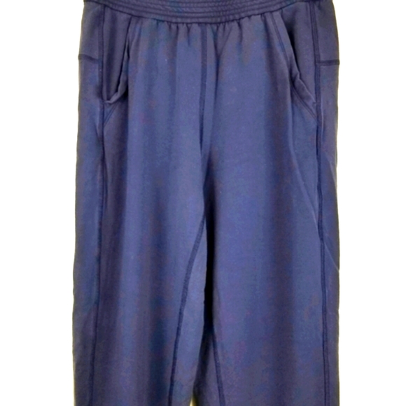 lululemon athletica Pants - Lululemon Athletica Blue Terry Jogger Pants Sz 4